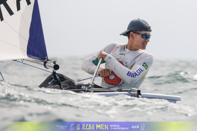 Day 3 - ILCA 6 Men's Worlds at Vilamoura, Portugal photo copyright Vilamoura Sailing / Prow Group taken at Vilamoura Sailing and featuring the ILCA 6 class