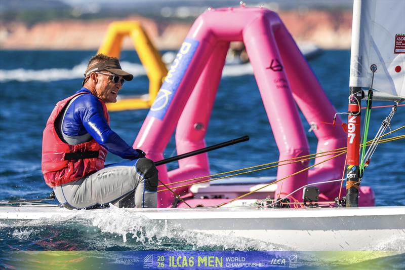 Day 5 - ILCA 6 Men's Worlds at Vilamoura, Portugal photo copyright Vilamoura Sailing / Prow Group taken at Vilamoura Sailing and featuring the ILCA 6 class