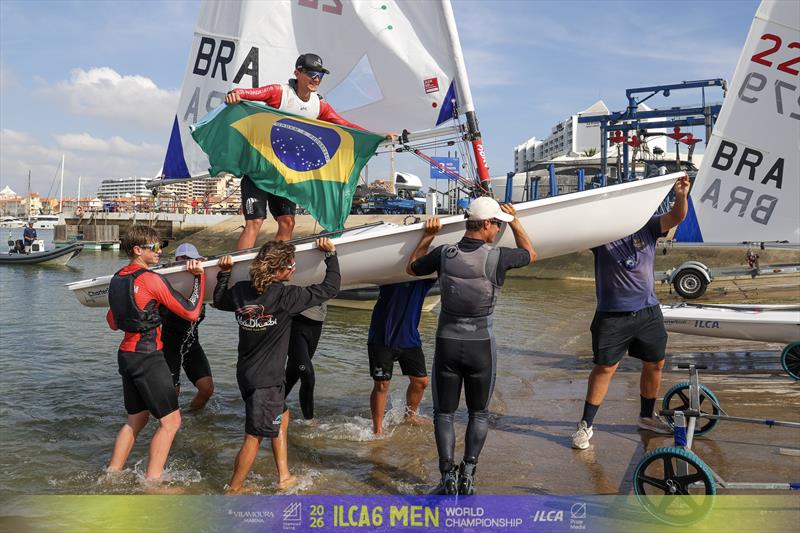 Francisco Dal Ri wins the ILCA 6 Men's Worlds at Vilamoura, Portugal photo copyright Vilamoura Sailing / Prow Group taken at Vilamoura Sailing and featuring the ILCA 6 class