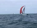 Happy crew of Porco Rosso on The Solent today - 2019 SB20 Class UK National Championships © Ron Breary