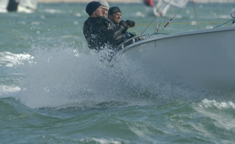 Action from the Laser SB3 nationals at Hayling photo copyright Lucy Jameson / Around the Cans Photos taken at Hayling Island Sailing Club and featuring the SB20 class