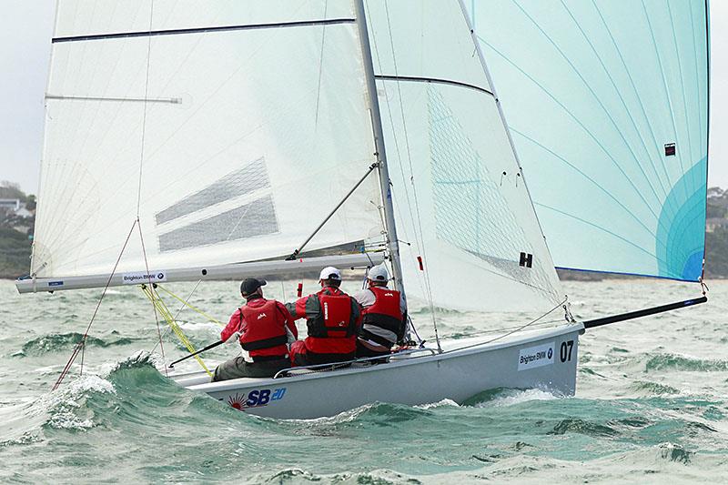 Day 1 of the Brighton BMW SB20 Australian Nationals photo copyright Teri Dodds taken at Sandringham Yacht Club and featuring the SB20 class