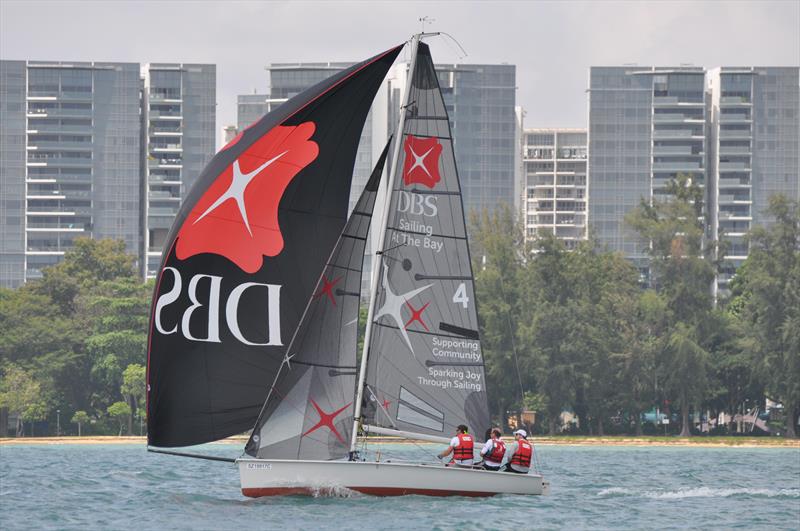 SB20 Asian Grand Slam & Asia Pacific Championships practice day photo copyright Singapore Sailing Federation taken at ONE15 Marina Club and featuring the SB20 class