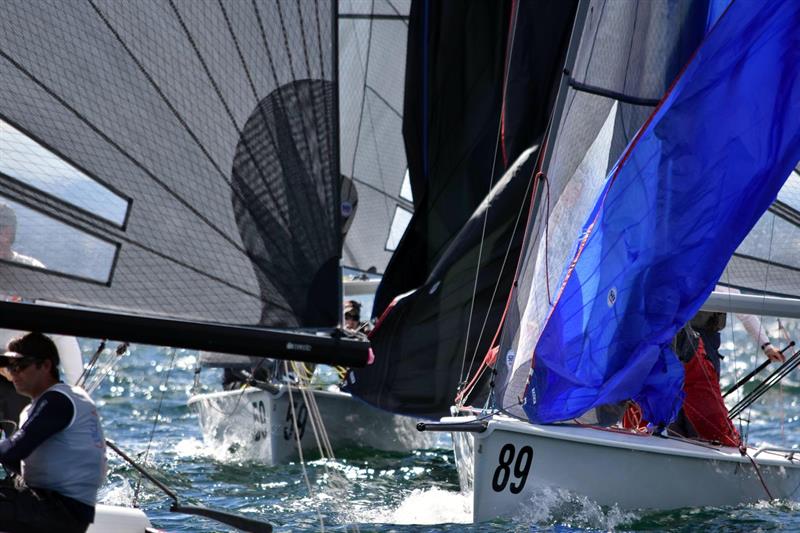 Close racing on day 2 of the 2018 SB20 World Championship - photo © Jane Austin