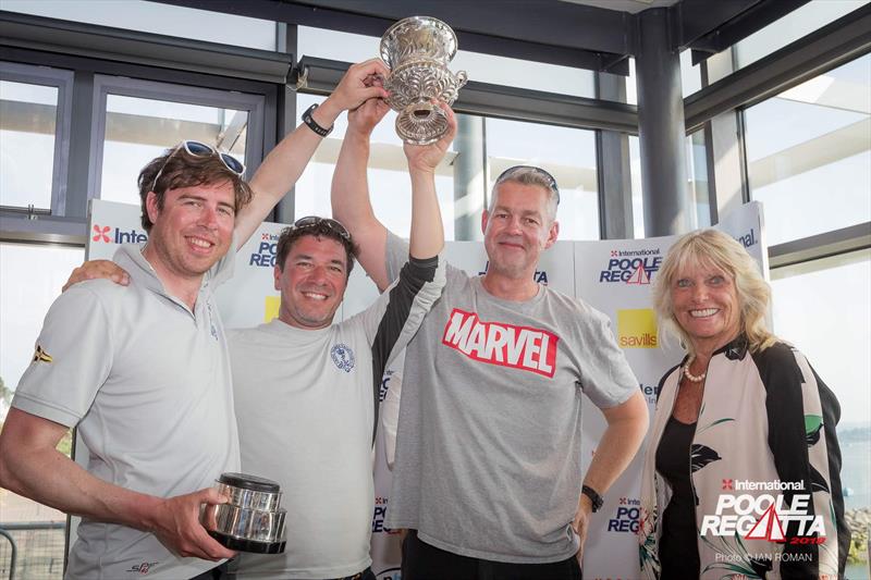 Canford Cup winners Marvel at the International Paint Poole Regatta 2018 photo copyright Ian Roman / International Paint Poole Regatta taken at  and featuring the SB20 class