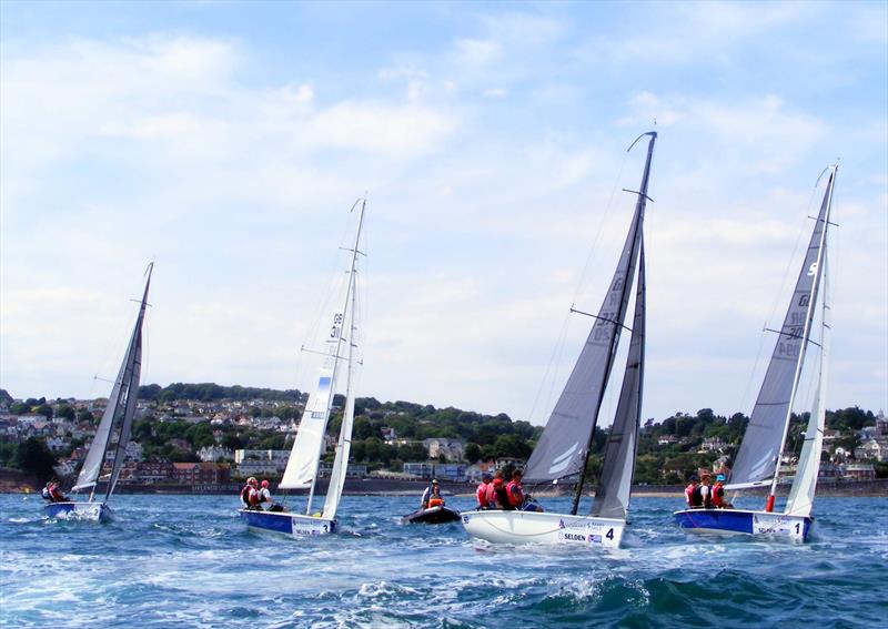 British Keelboat League in Torbay photo copyright Nigel Vick taken at Royal Torbay Yacht Club and featuring the SB20 class