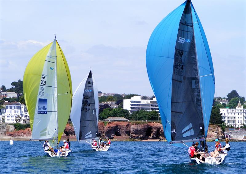 British Keelboat League in Torbay - photo © Nigel Vick