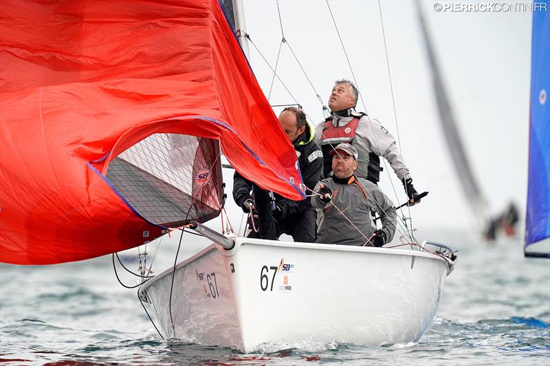 2019 SB20 World Championship day 1 photo copyright Pierrick Contin taken at COYCH Hyeres and featuring the SB20 class