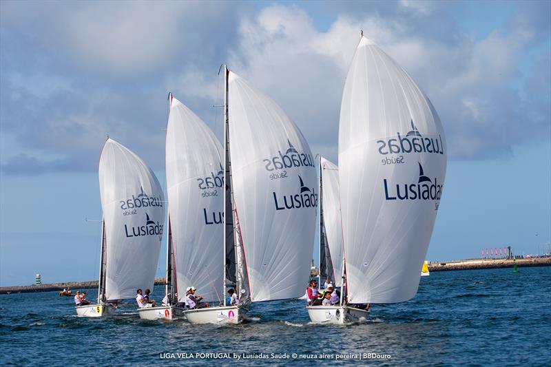 Liga Vela Portugal - Lusiadas Saude photo copyright neuza aires pereira / BBDouro taken at  and featuring the SB20 class