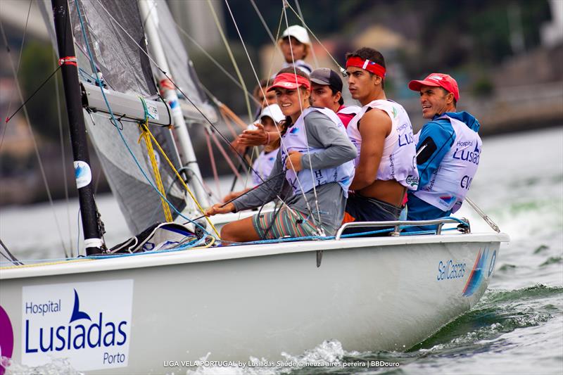 Liga Vela Portugal - Lusiadas Saude photo copyright neuza aires pereira / BBDouro taken at  and featuring the SB20 class