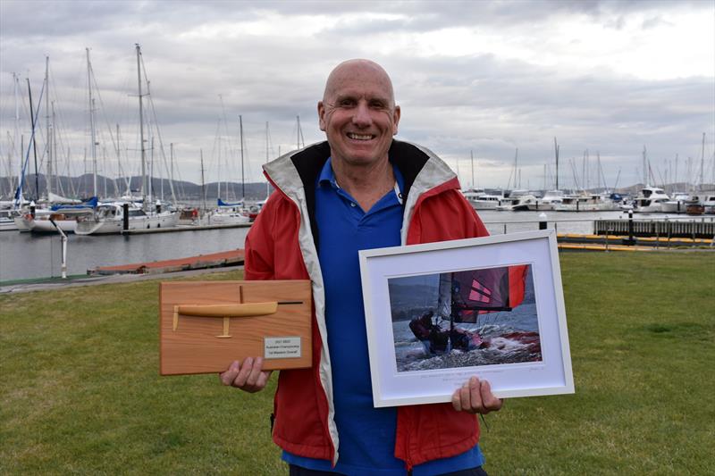 2021 SB20 Australian Championship: Masters Division Winner, Karabos skipper Nick Rogers photo copyright Jane Austin taken at Derwent Sailing Squadron and featuring the SB20 class