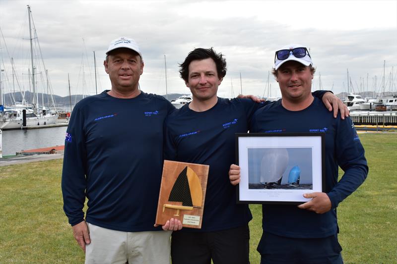 2021 SB20 Australian Championship: Second Overall, Export Roo (l-r) Michael Cooper, David Chapman & Sam Tiedemann - photo © Jane Austin