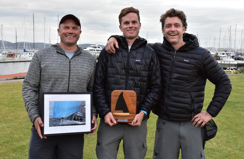 2021 SB20 Australian Championship: Third Overall, Ambition Sailing (l-r) Chris Dare, Lockie Dare & Ben Lamb - photo © Jane Austin