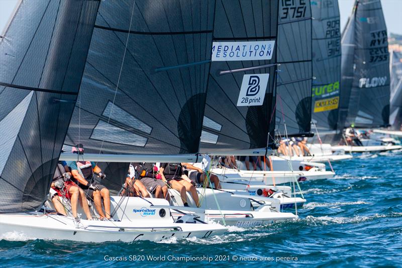 SB20 World Championship at Cascais day 2 - photo © Neuza Aires Pereira