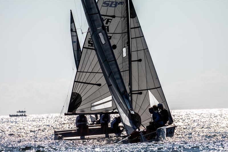 SB20 World Championship at Cascais day 3 - photo © Neuza Aires Pereira