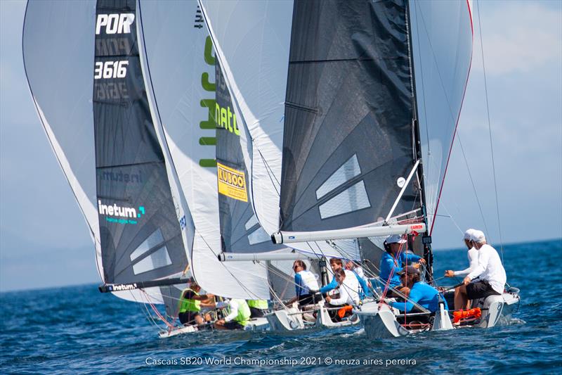 SB20 World Championship at Cascais day 3 - photo © Neuza Aires Pereira