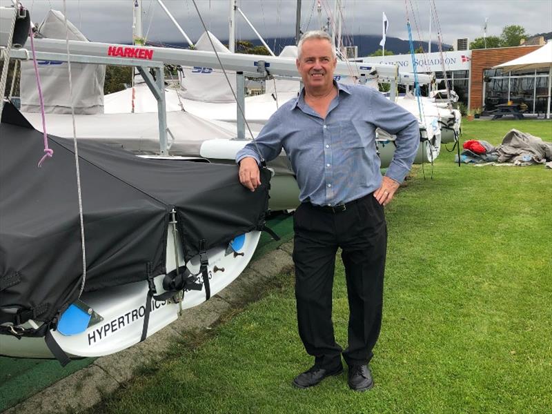 SB20 Australian President Steve Catchpool - SB20 Australian Championship - photo © Jane Austin