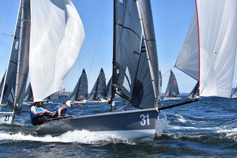 2018 SB20 Australian Championship - Day 2 photo copyright Jane Austin taken at Derwent Sailing Squadron and featuring the SB20 class