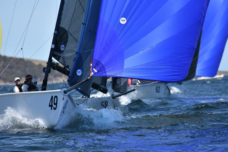 2018 SB20 Australian Championship - Day 2 photo copyright Jane Austin taken at Derwent Sailing Squadron and featuring the SB20 class