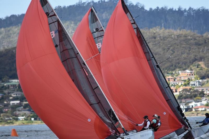 2018 SB20 Australian Championship - Day 2 photo copyright Jane Austin taken at Derwent Sailing Squadron and featuring the SB20 class