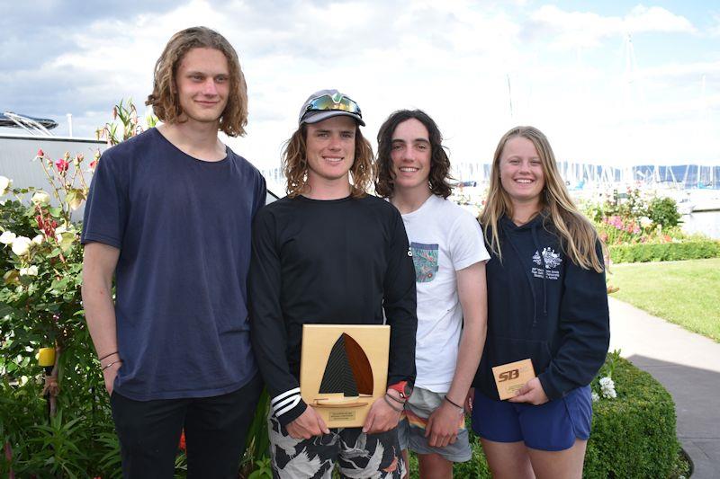 Taz Racing Team at the 2018 SB20 Australian Championship photo copyright Jane Austin taken at Derwent Sailing Squadron and featuring the SB20 class