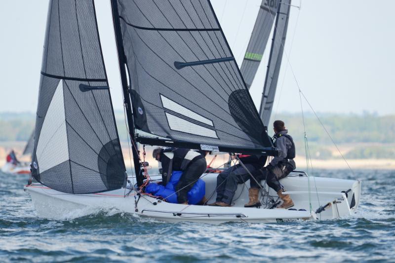 All smooth sailing for Breaking Bod in the SB20 class - RORC Vice Admiral's Cup 2019 - photo © Rick Tomlinson / RORC