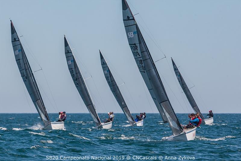 SB20 Portuguese National Championship 2019 photo copyright Anna Zykova taken at Clube Naval de Cascais and featuring the SB20 class