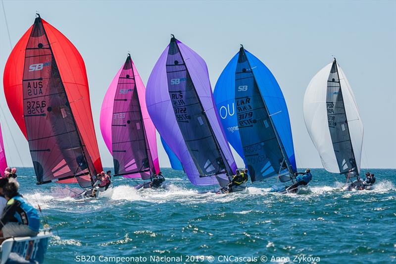 SB20 Portuguese National Championship 2019 photo copyright Anna Zykova taken at Clube Naval de Cascais and featuring the SB20 class