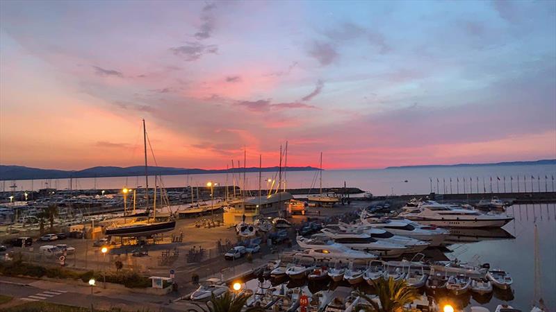 2019 French SB20 National Championship - Sunrise in Hyeres photo copyright SB20 Class President taken at  and featuring the SB20 class