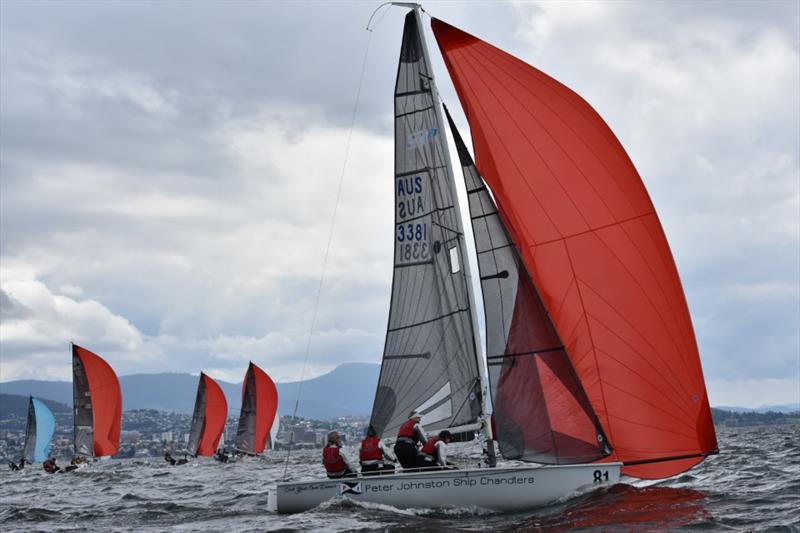 SB20 National Womens Champions Cook Your Own Dinner (Felicity Allison Jill Abel) - 2019 SB20 Australia's Summer Pennants photo copyright Jane Austin taken at Royal Yacht Club of Tasmania and featuring the SB20 class