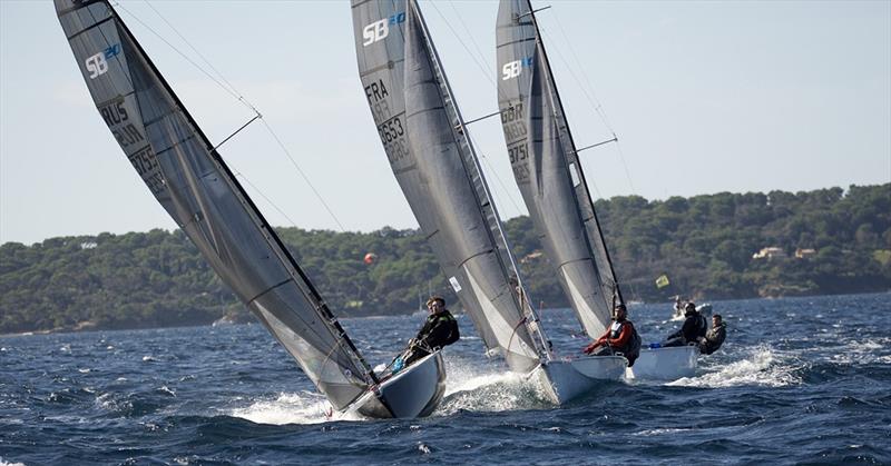 French Grand Slam - L to R Absolut, GIve Me Five FFV Youth, Excellent photo copyright COYCH taken at  and featuring the SB20 class