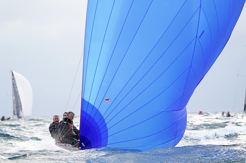 2019 SB20 World Championship day 2 photo copyright Pierrick Contin taken at COYCH Hyeres and featuring the SB20 class