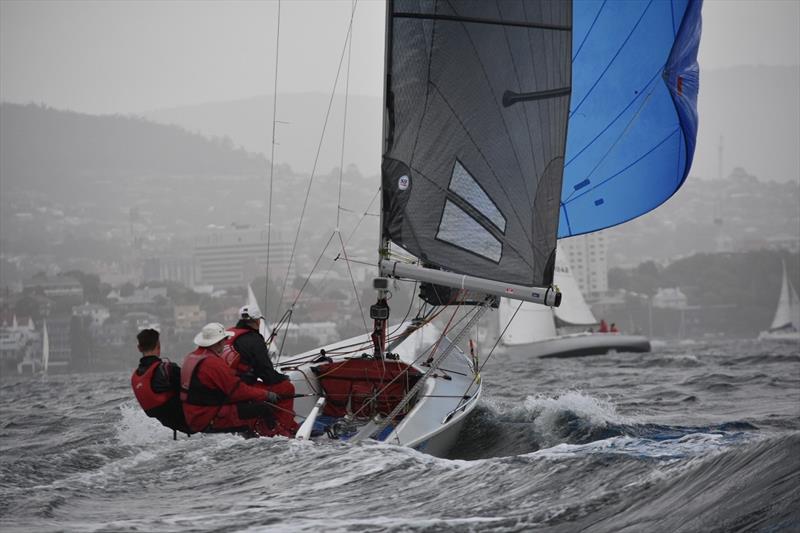 SB20 Wedgewood (David Graney) contesting the Pre-Christmas Summer Pennant Series in Hobart - photo © Jane Austin