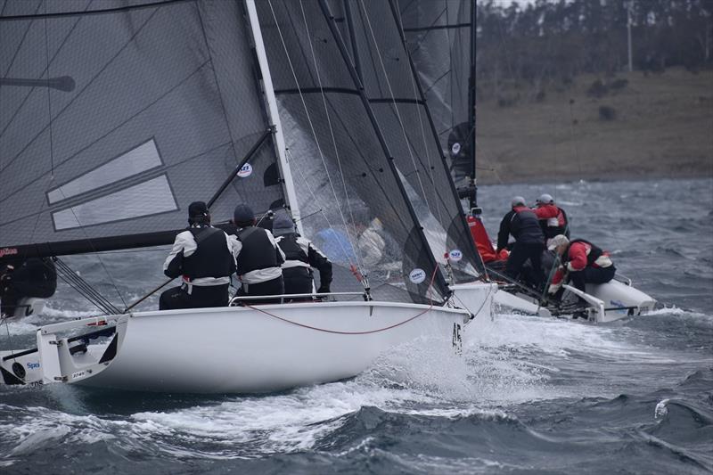 Spring Bay Mill SB20 Australian Championship photo copyright Jane Austin taken at Derwent Sailing Squadron and featuring the SB20 class