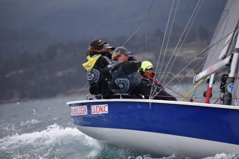 Spring Bay Mill SB20 Australian Championship 2020, final day photo copyright Jane Austin taken at Derwent Sailing Squadron and featuring the SB20 class