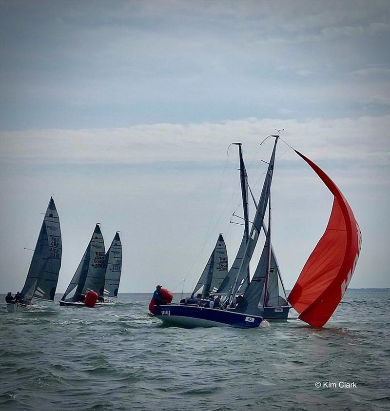 Close racing at the SB20 UK National Championships - photo © Kim Clark