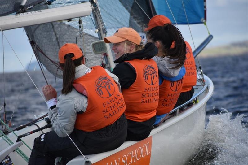 The Fahan School Sailing Team, another talented youth team on the water in Hobart - photo © Jane Austin