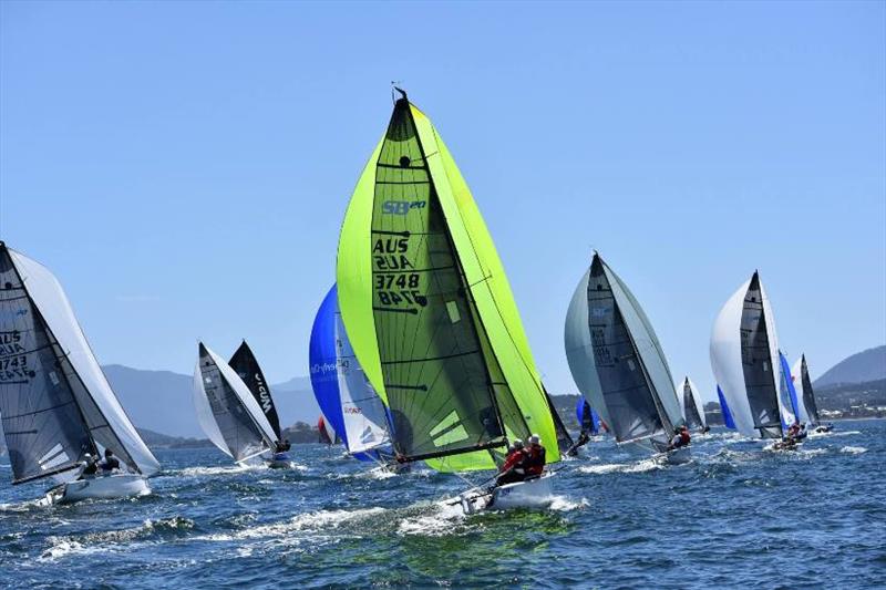 The Tasmanian SB20 fleet has a big sailing program ahead in Hobart photo copyright Jane Austin taken at  and featuring the SB20 class
