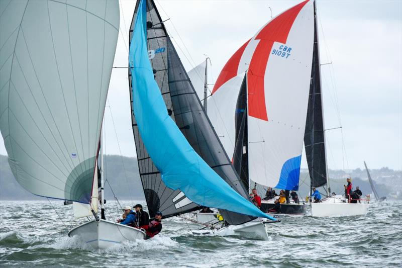 SB20 fleet action at the RORC Vice Admiral's Cup - photo © Rick Tomlinson / RORC