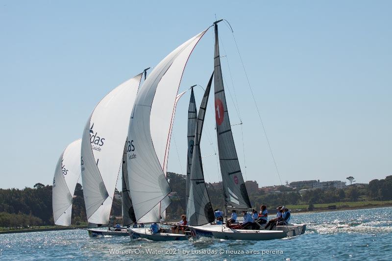 Women On Water by Lusiadas - XI Regatta do Infante photo copyright Neuza Aires Pereira taken at  and featuring the SB20 class