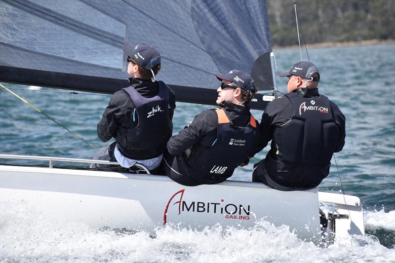 Current SB20 Tasmania title holders Ambition - Banjos Shoreline Crown Series Bellerive Regatta photo copyright Jane Austin taken at Bellerive Yacht Club and featuring the SB20 class