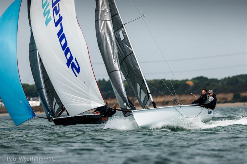 Liam Pardy's SB20 SportsBoat World Racing during the Champagne Charlie Platinum Jubilee Regatta photo copyright Paul Wyeth / RSrnYC taken at Royal Southern Yacht Club and featuring the SB20 class