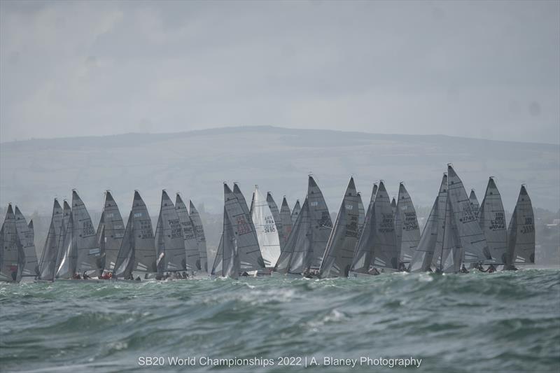 2022 SB20 Worlds at Dun Loughaire day 3 - photo © Annraoi Blaney