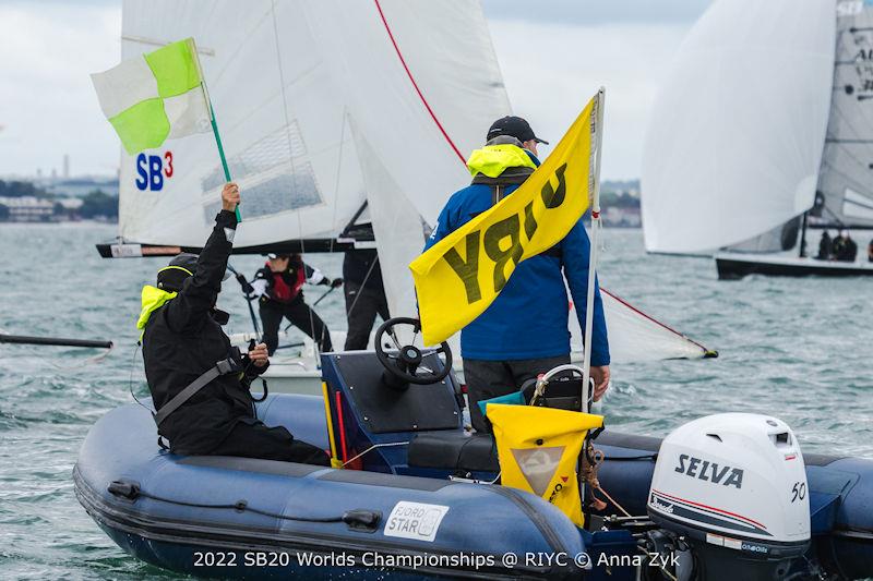 2022 SB20 Worlds at Dun Loughaire day 5 photo copyright Anna Zykova taken at Royal Irish Yacht Club and featuring the SB20 class