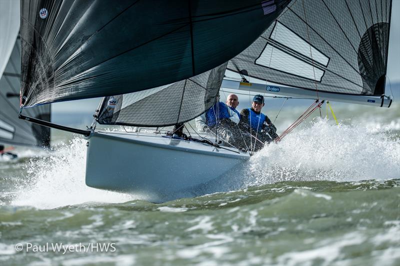 Twenty, SB20 during 2022 Hamble Winter Series week 3 photo copyright Paul Wyeth / www.pwpictures.com taken at Hamble River Sailing Club and featuring the SB20 class