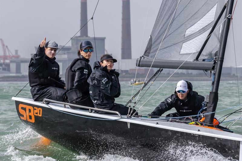 Ares Racing Team L to R Will Sargent, Ed Reid, Eirini Marios and Ed Broadby - photo © Anna Zykova