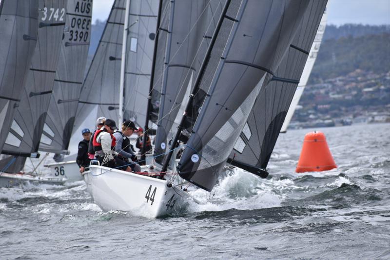The SB20 fleet will be on the water for the Tasmanian Championship photo copyright Jane Austin taken at Bellerive Yacht Club and featuring the SB20 class