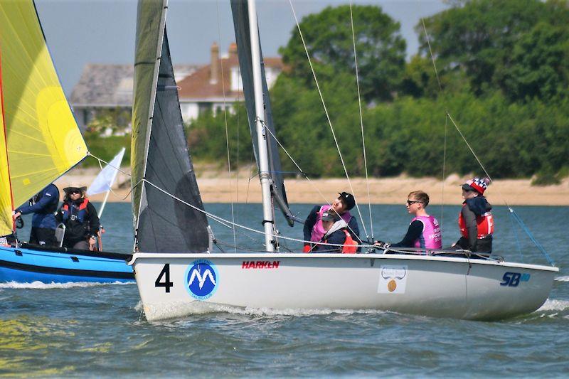 Champagne conditions for British Keelboat League at Marconi Sailing Club