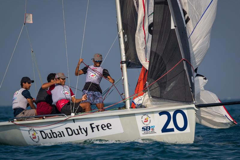 2023 SB20 Middle East Championships, day 2 - photo © Dubai Offshore Sailing Club