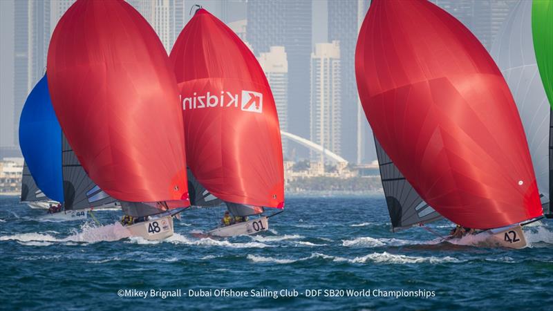 Dubai Duty Free SB20 World Championship day 3 - photo © Mikey Brignall / Dubai Offshore Sailing Club